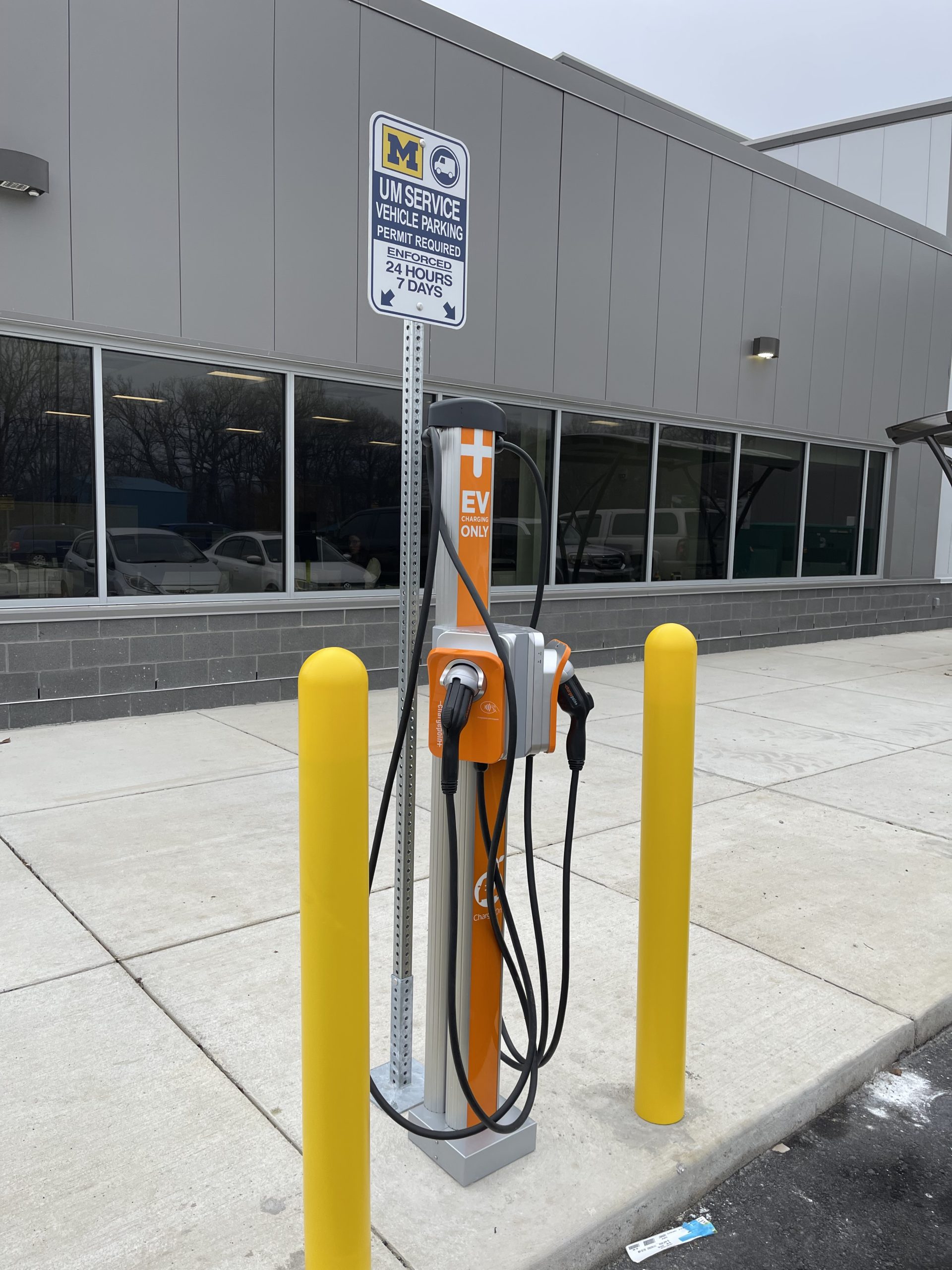 UM EV Charging Continues to Expand on Ann Arbor Campus Logistics