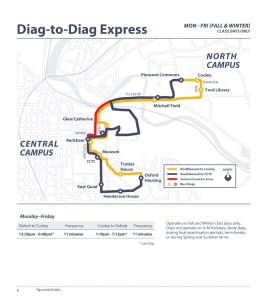 Snow Route Diag to Diag Express