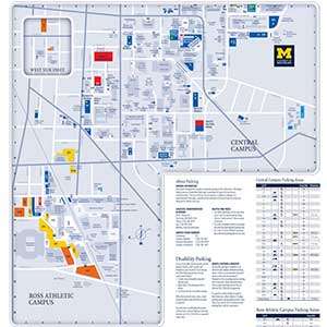 Campus Maps University Of Michigan Online Visitor S Guide