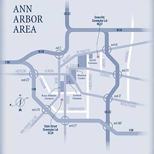 Ann Arbor Overview map